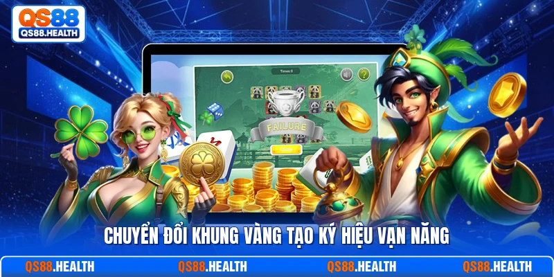Chuyển đổi khung vàng tạo ký hiệu vạn năng