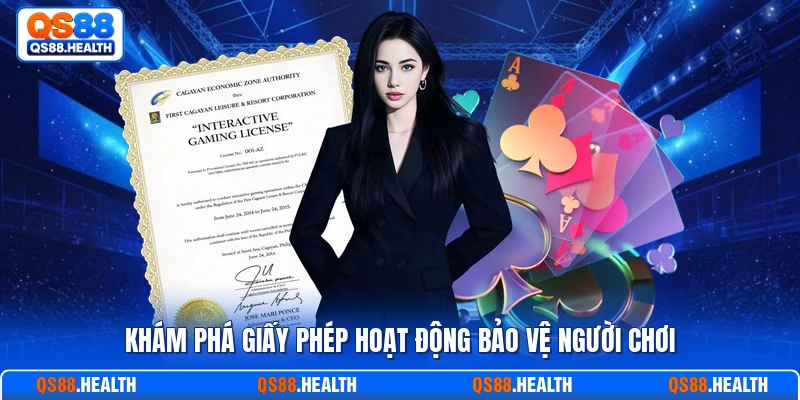 Khám phá giấy phép hoạt động bảo vệ người chơi