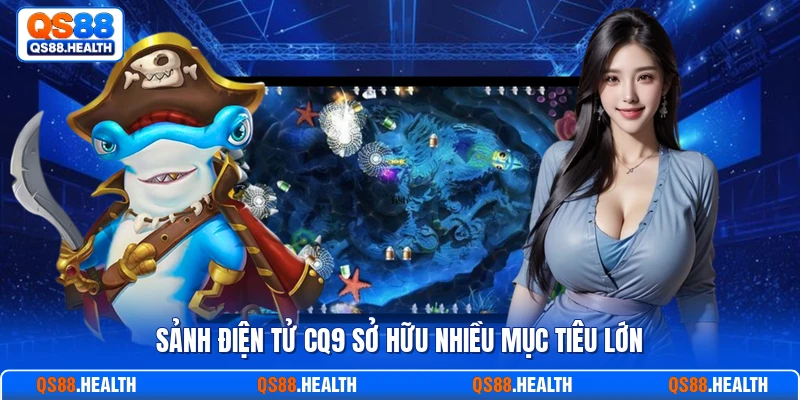 Sảnh điện tử CQ9 sở hữu nhiều mục tiêu lớn