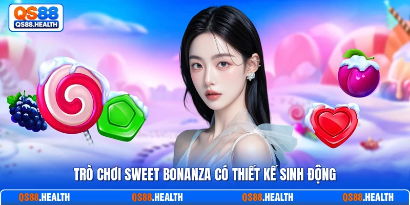 Trò chơi Sweet Bonanza có thiết kế sinh động